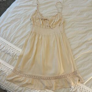Roxy Cream Mini Dress